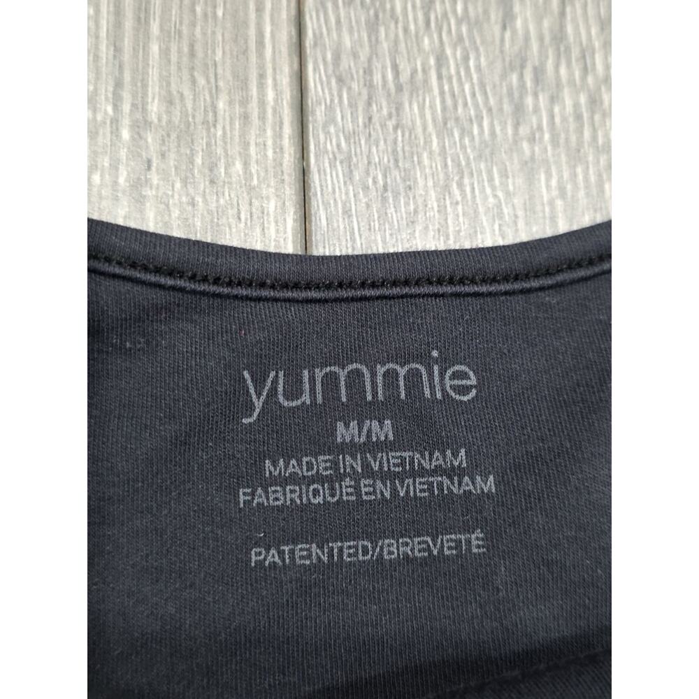 Yummie Womens Boyfriend 3-Panel Shaping Tank Black Size M A003803 - Picture 5 of 6